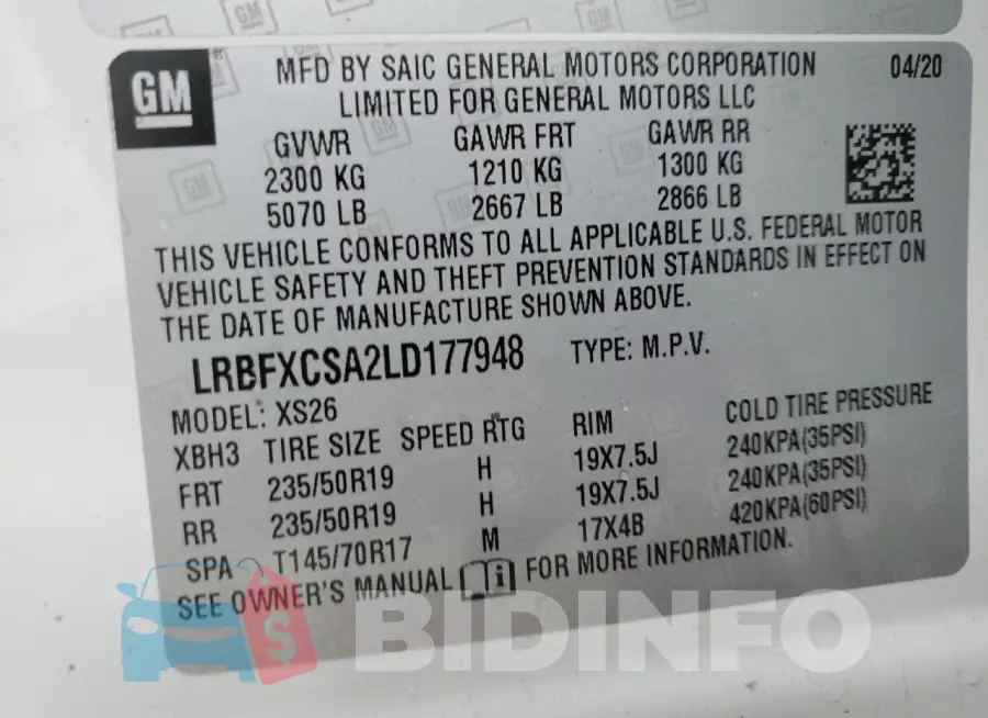 LRBFXCSA2LD177948 Photo# 12