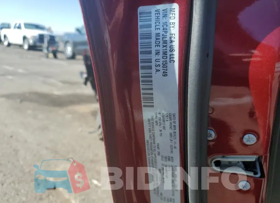 1C4PJLMX1MD150749 Photo# 13