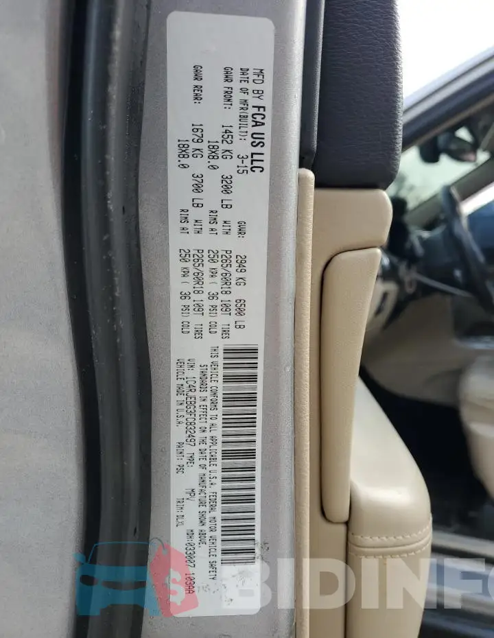 1C4RJEBG3FC832497 Photo# 13
