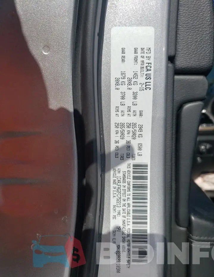 1C4RJFAG2FC752213 Photo# 13
