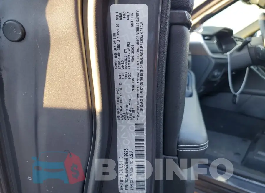 1C4RJHAG2N8619223 Photo# 13