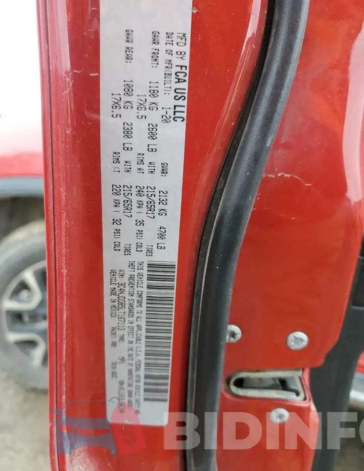 3C4NJDDB5LT167113 Photo# 12
