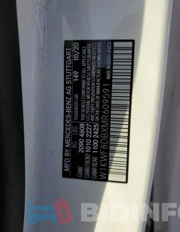 W1KWF8DBXMR609591 Photo# 13