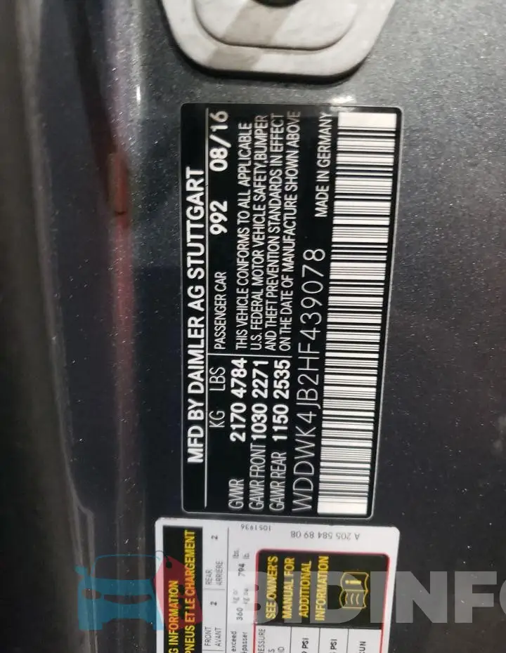 WDDWK4JB2HF439078 Photo# 12
