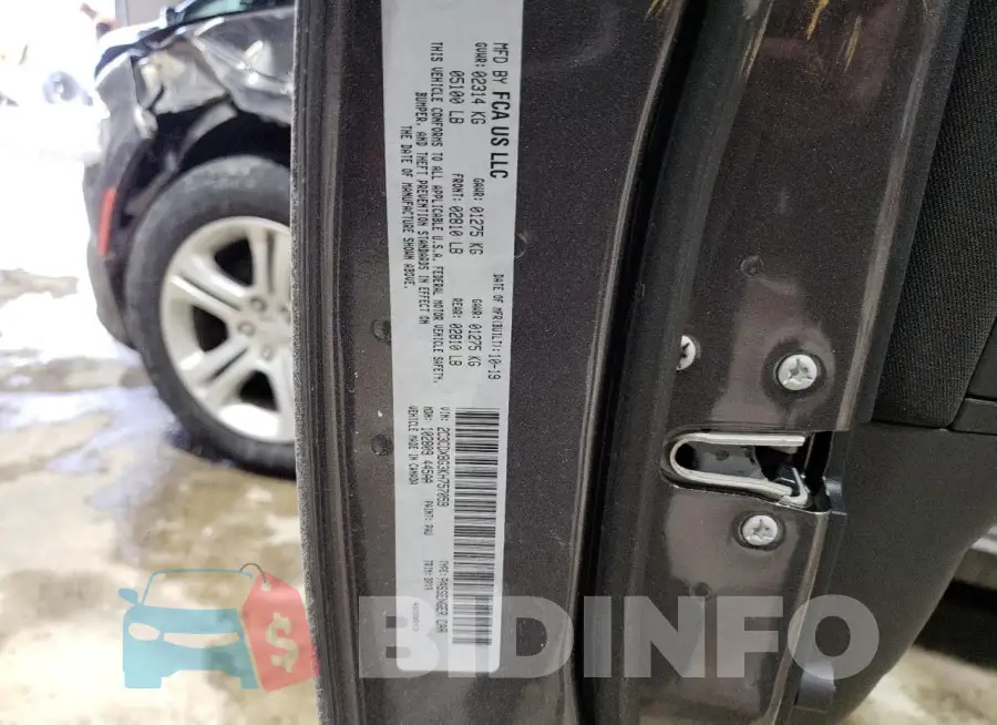 2C3CDXBG3KH757059 Photo# 12