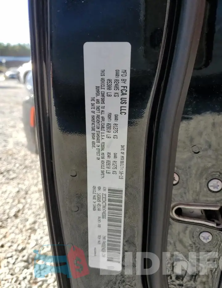 2C3CDXCT0KH749366 Photo# 12