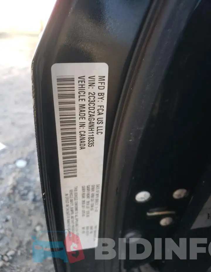 2C3CDZAG4NH118335 Photo# 13
