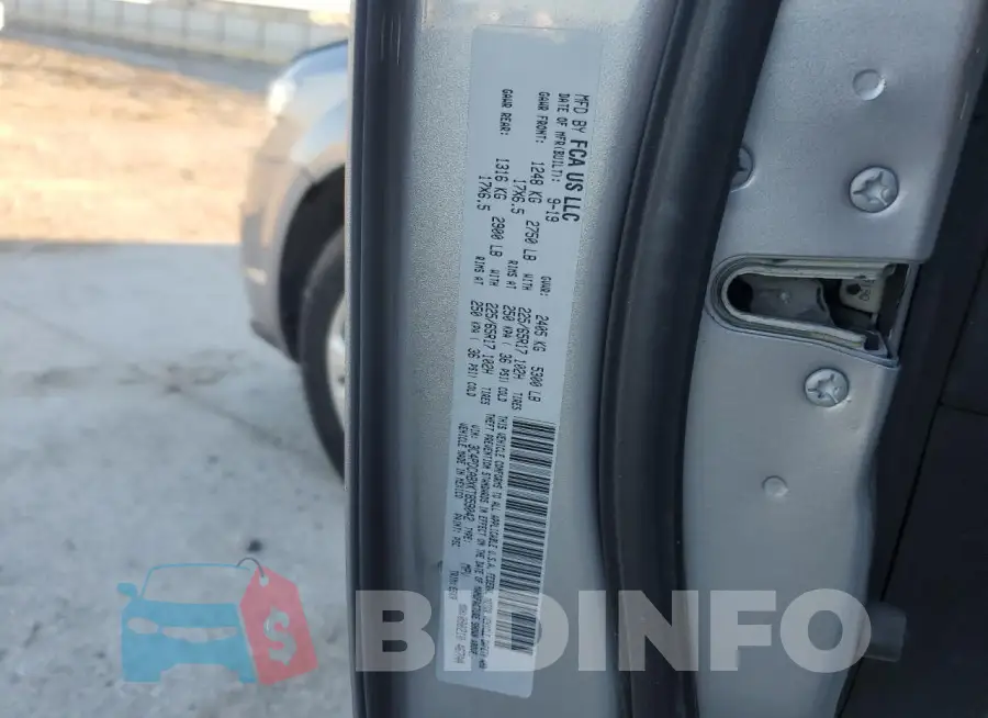 3C4PDCABXKT859042 Photo# 13
