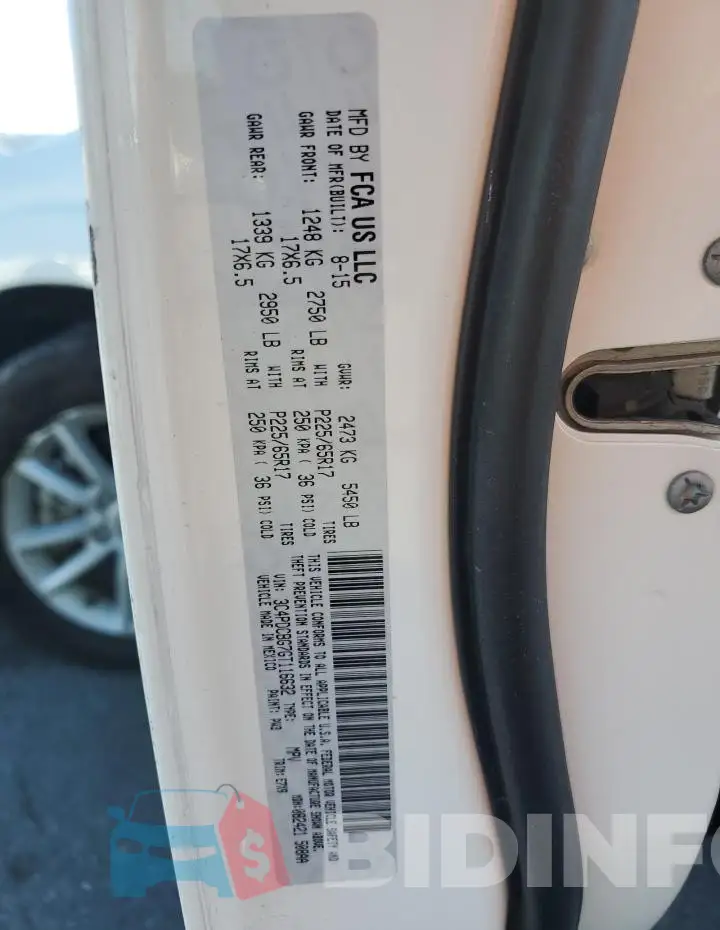 3C4PDCBG7GT116632 Photo# 12