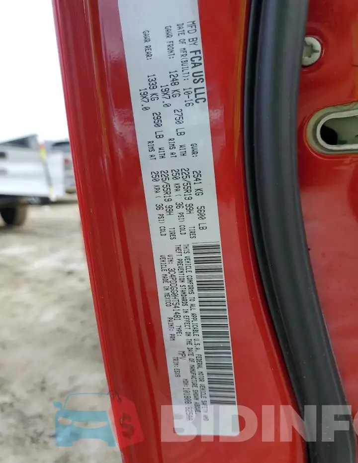 3C4PDDGG0HT541481 Photo# 14