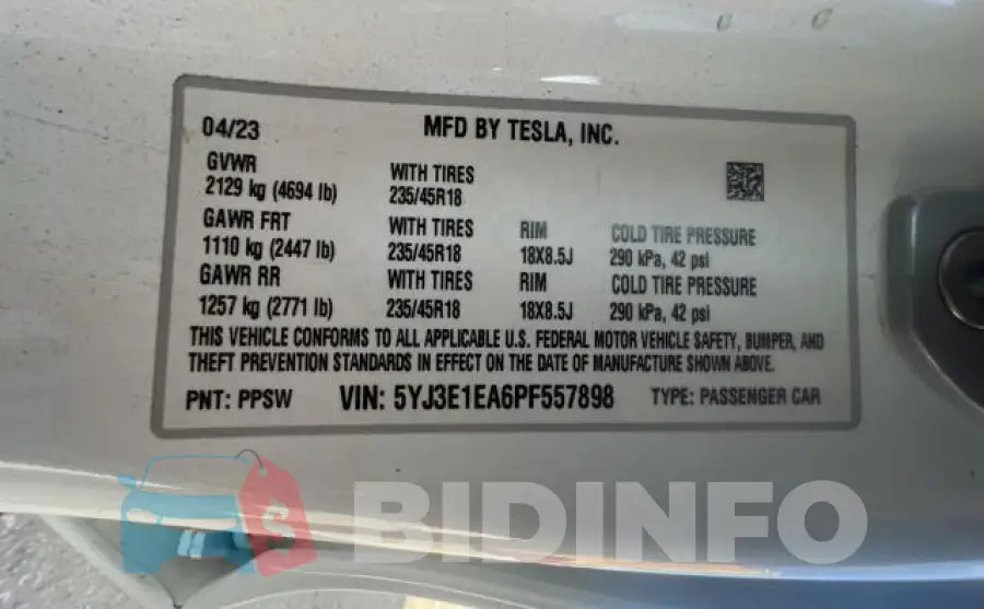 5YJ3E1EA6PF557898 Photo# 10
