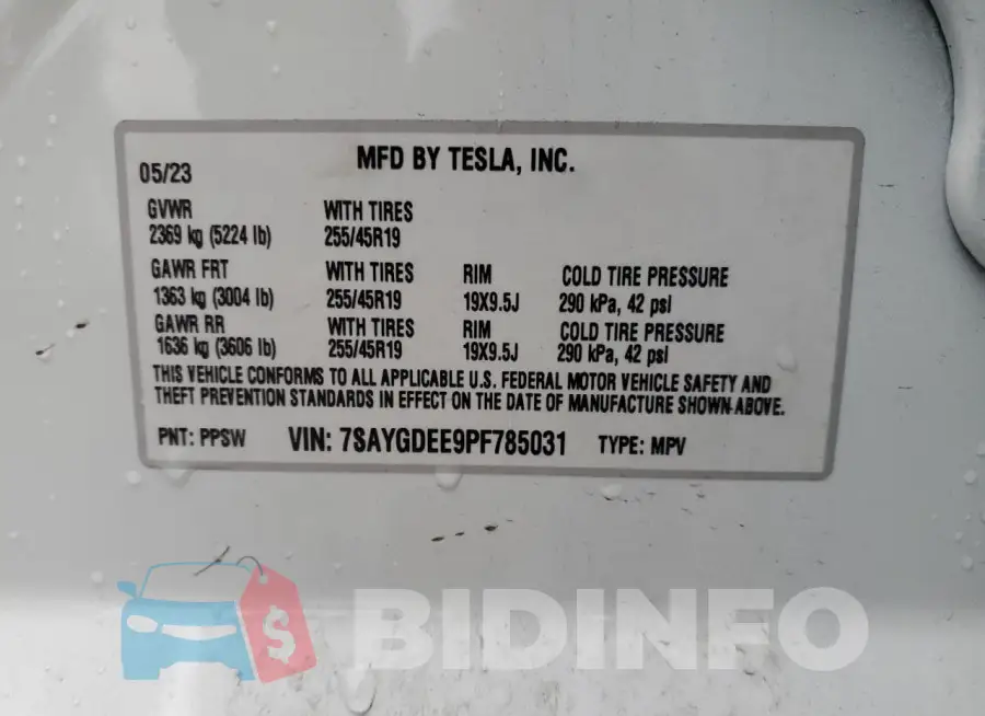 7SAYGDEE9PF785031 Photo# 12