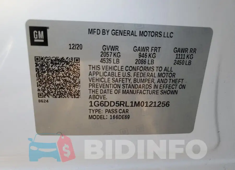 1G6DD5RL1M0121256 Photo# 12
