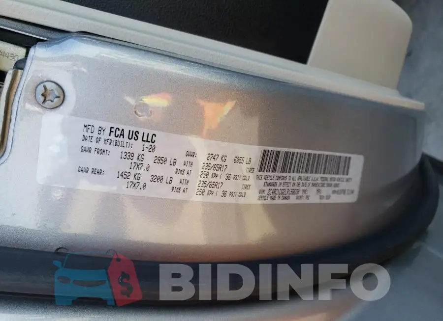 2C4RC1DG2LR156630 Photo# 14