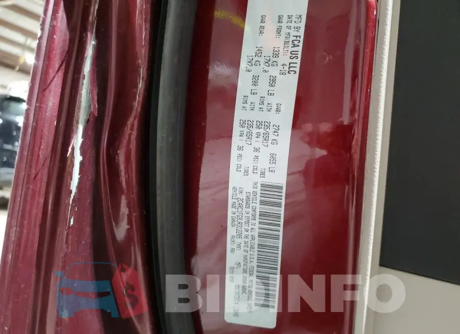 2C4RC1FG9JR312205 Photo# 13