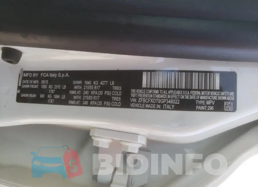 ZFBCFXDT9GP348022 Photo# 13