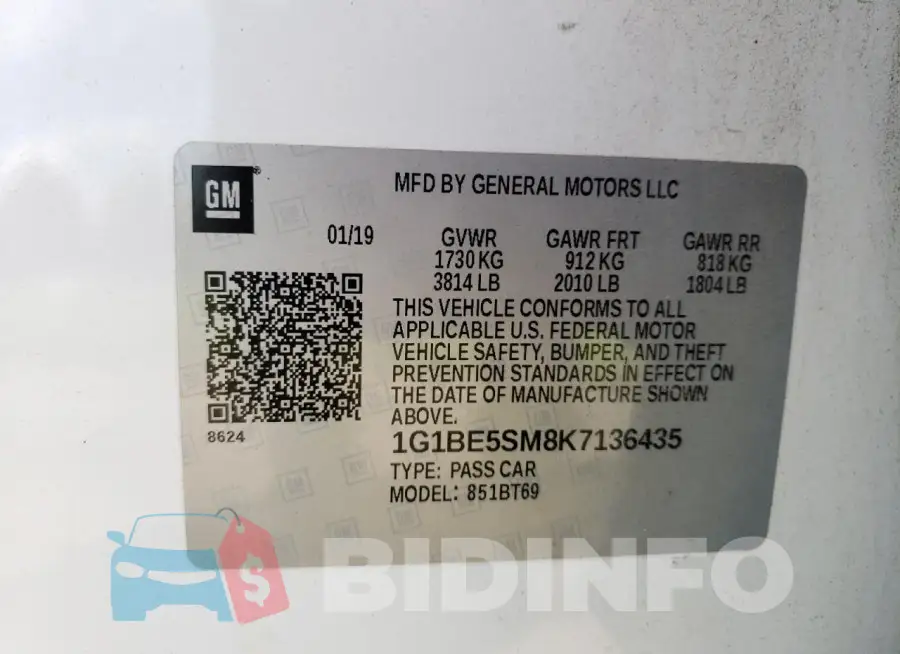 1G1BE5SM8K7136435 Photo# 12