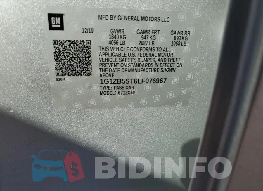 1G1ZB5ST6LF076967 Photo# 12