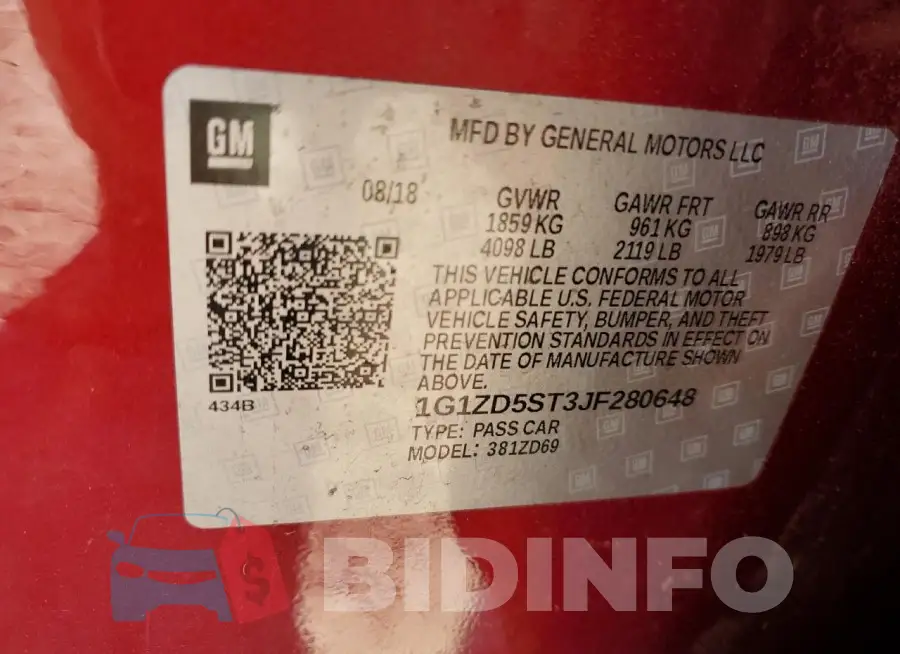 1G1ZD5ST3JF280648 Photo# 13