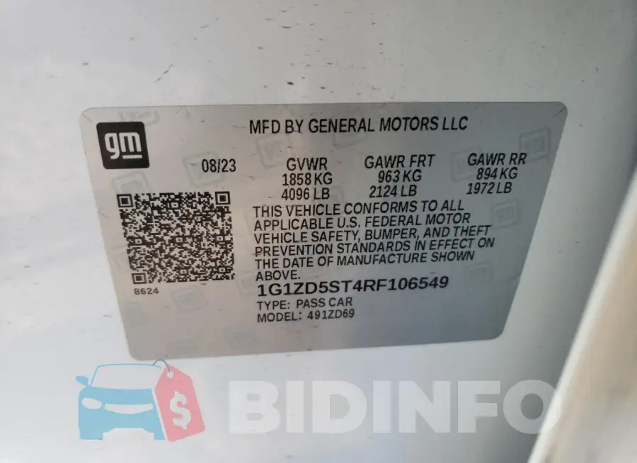 1G1ZD5ST4RF106549 Photo# 12