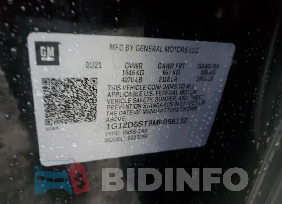 1G1ZD5ST9MF068132 Photo# 12