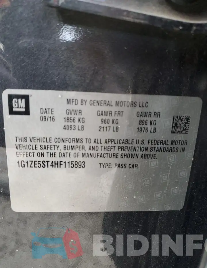 1G1ZE5ST4HF115893 Photo# 12
