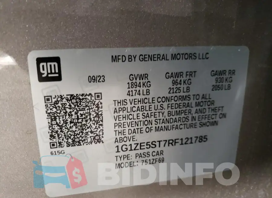 1G1ZE5ST7RF121785 Photo# 13