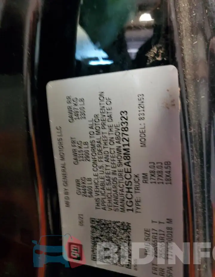 1GCHSCEA8M1278323 Photo# 12