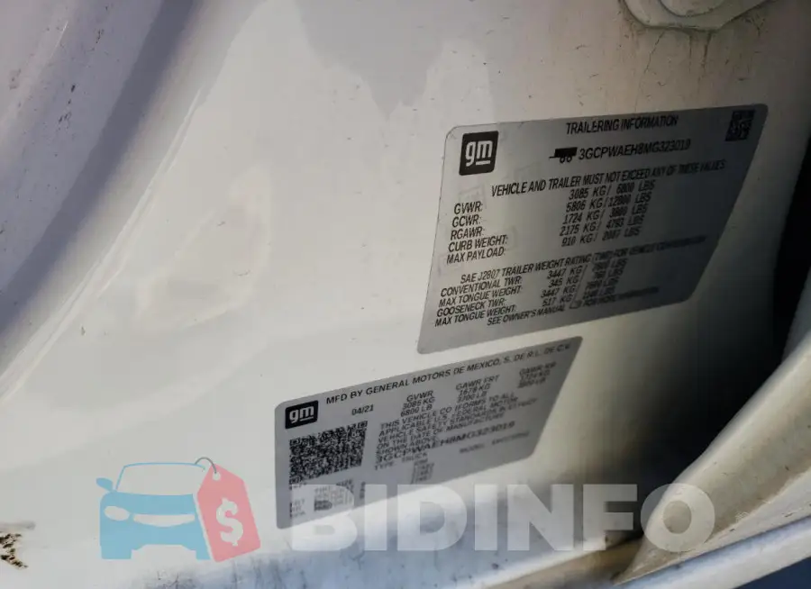 3GCPWAEH8MG323019 Photo# 13