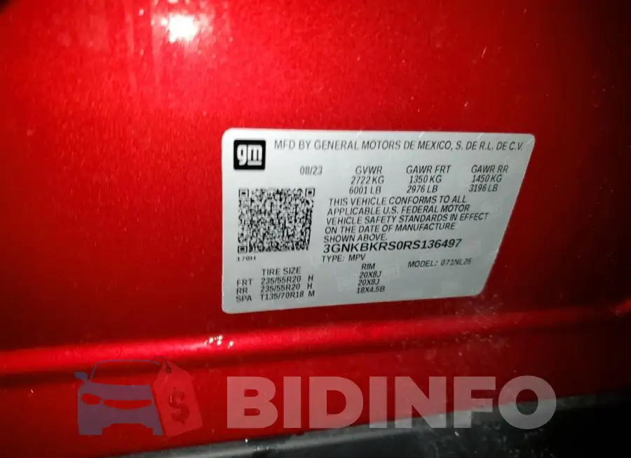 3GNKBKRS0RS136497 Photo# 13
