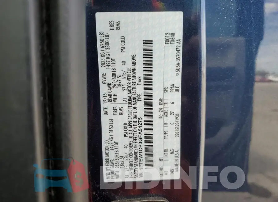 1FTEW1CP3GFA51275 Photo# 12