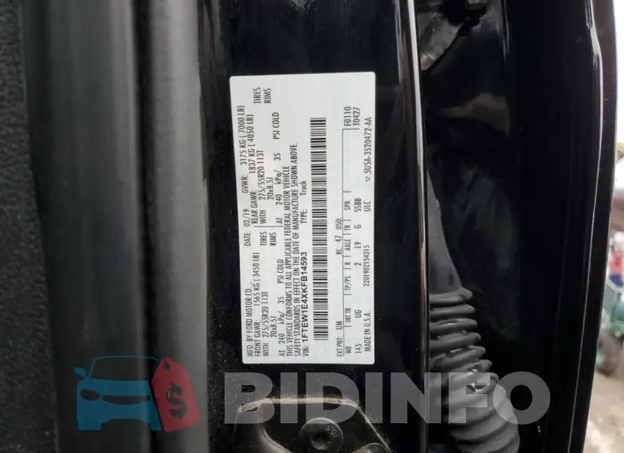 1FTEW1E4XKFB14593 Photo# 12