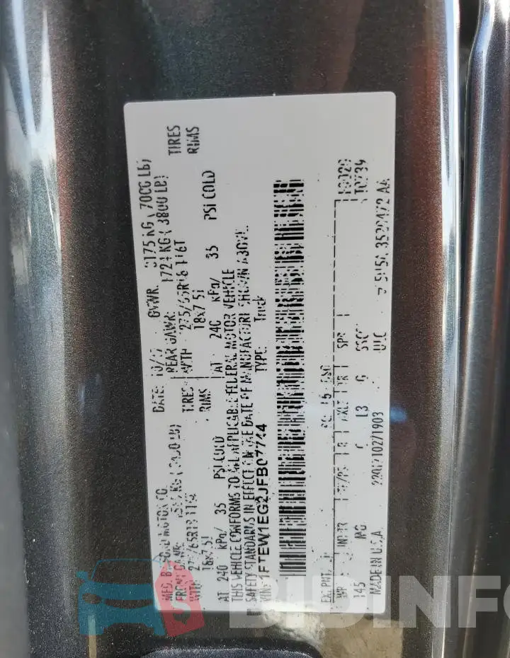 1FTEW1EG2JFB07744 Photo# 12