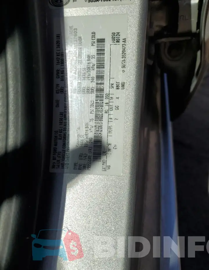 3FADP4EJ6KM137603 Photo# 13