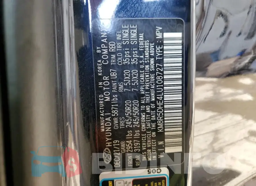 KM8R5DHE4LU108727 Photo# 14