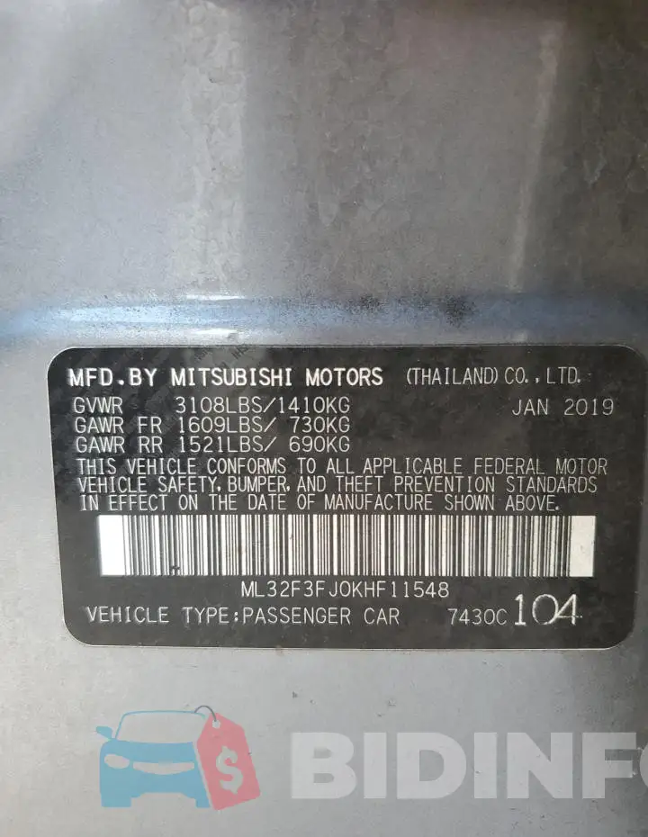 ML32F3FJ0KHF11548 Photo# 12