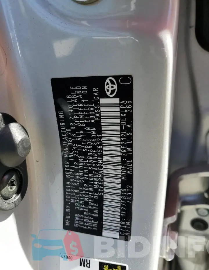 5YFEPMAE2MP156121 Photo# 12