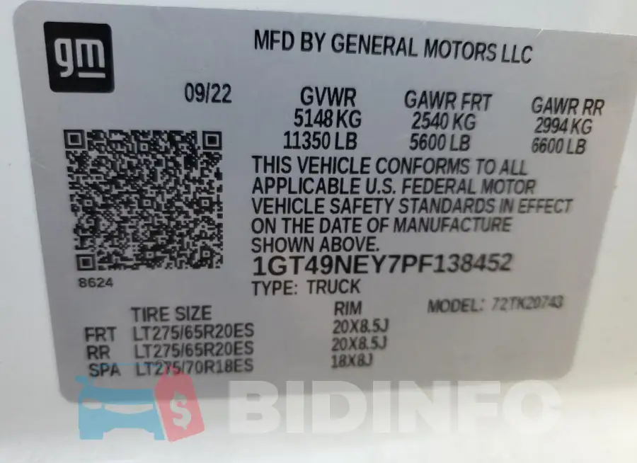 1GT49NEY7PF138452 Photo# 13