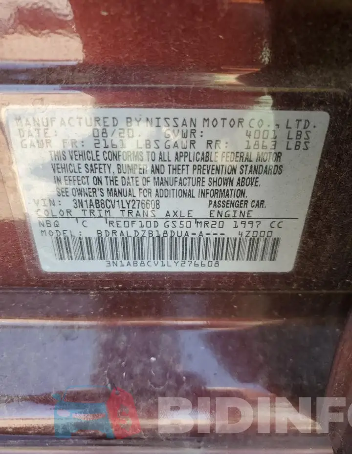 3N1AB8CV1LY276608 Photo# 12