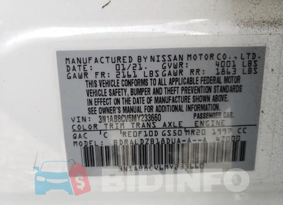3N1AB8CV6MY233660 Photo# 12