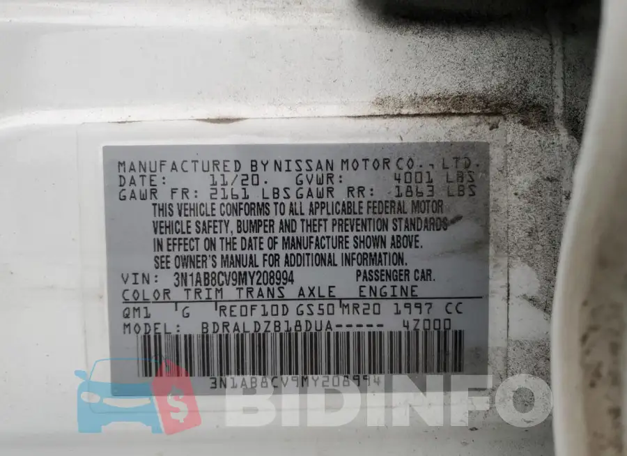 3N1AB8CV9MY208994 Photo# 12