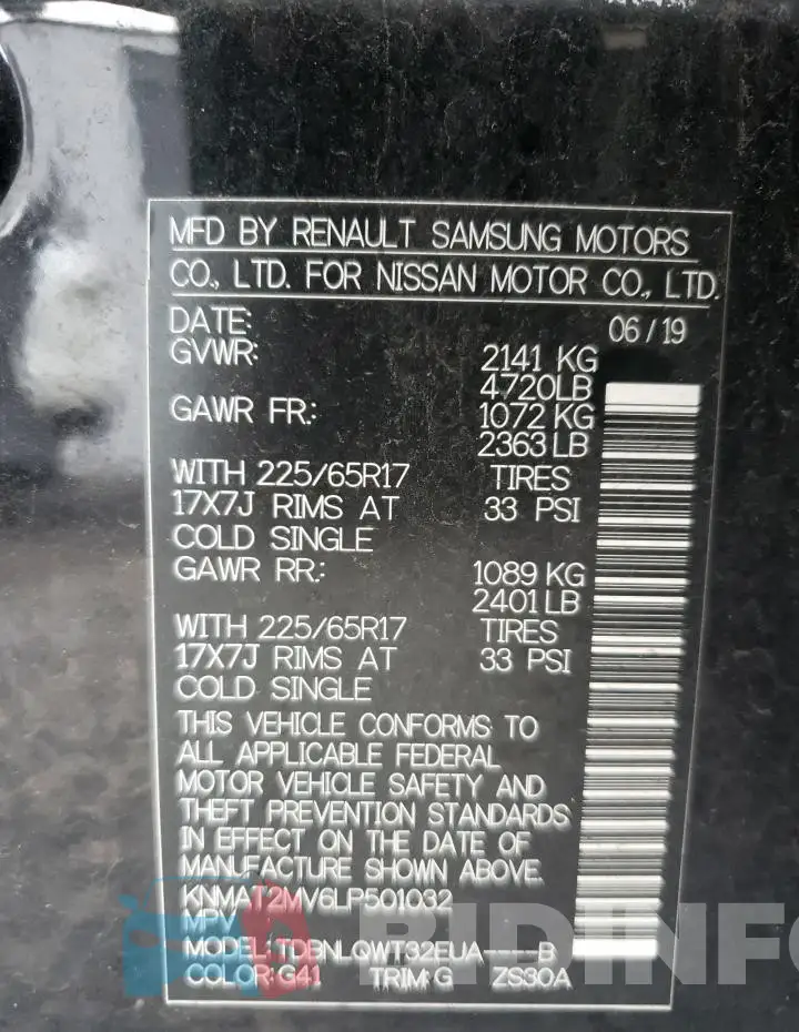 KNMAT2MV6LP501032 Photo# 14