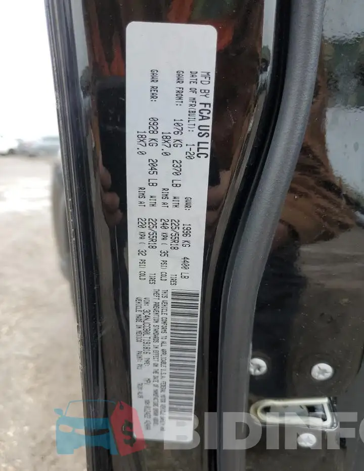 3C4NJCCB0LT191816 Photo# 14