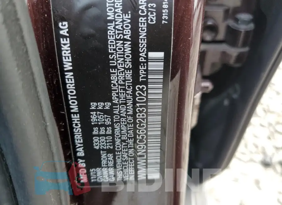 WMWLN9C56G2B31023 Photo# 13