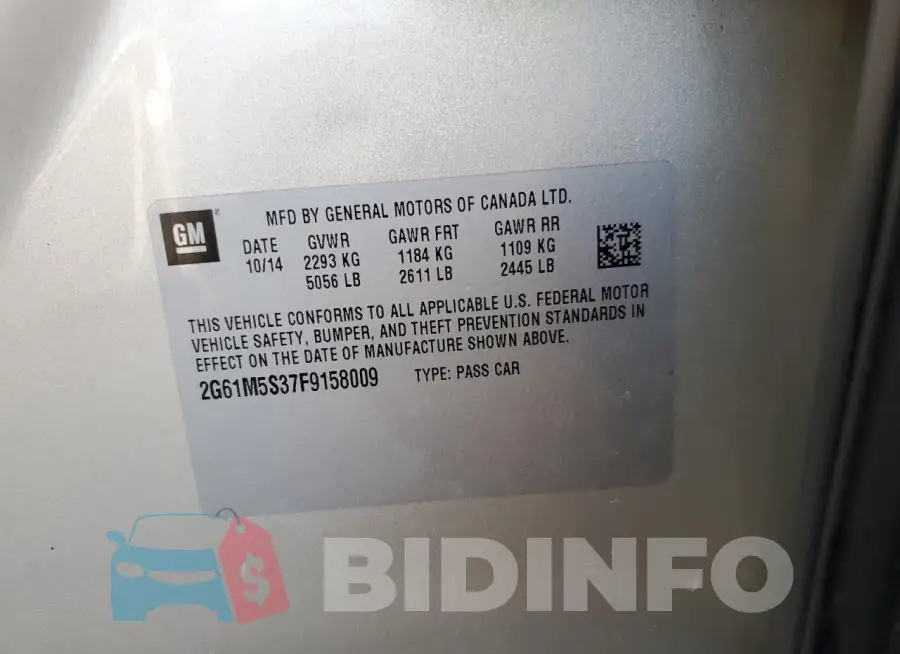 2G61M5S37F9158009 Photo# 12