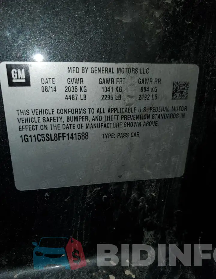 1G11C5SL8FF141588 Photo# 12