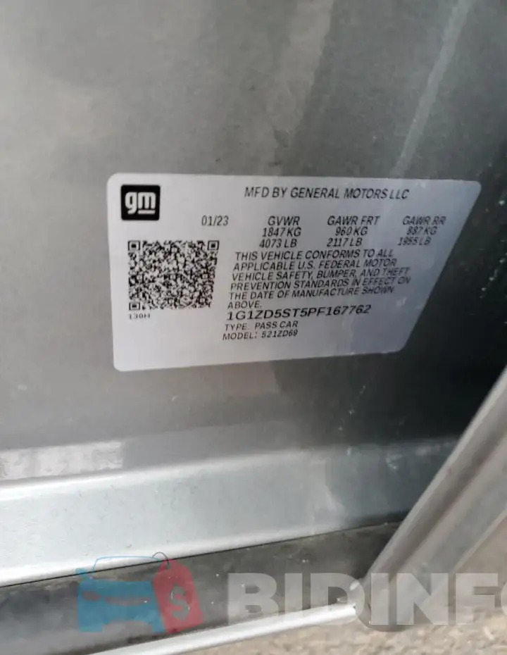 1G1ZD5ST5PF167762 Photo# 13