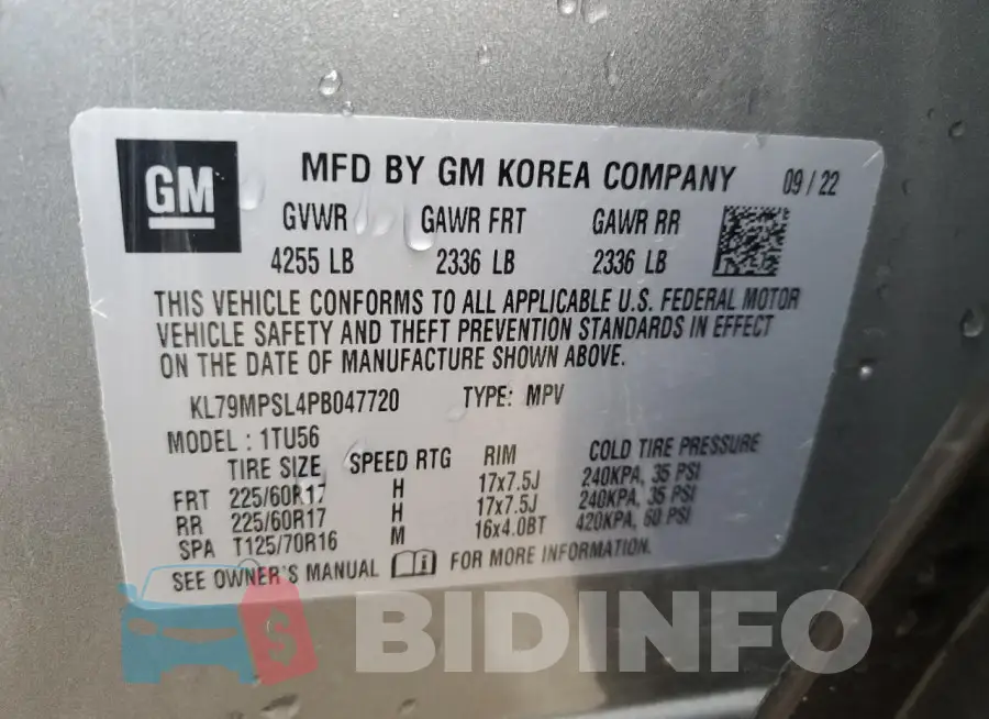 KL79MPSL4PB047720 Photo# 14