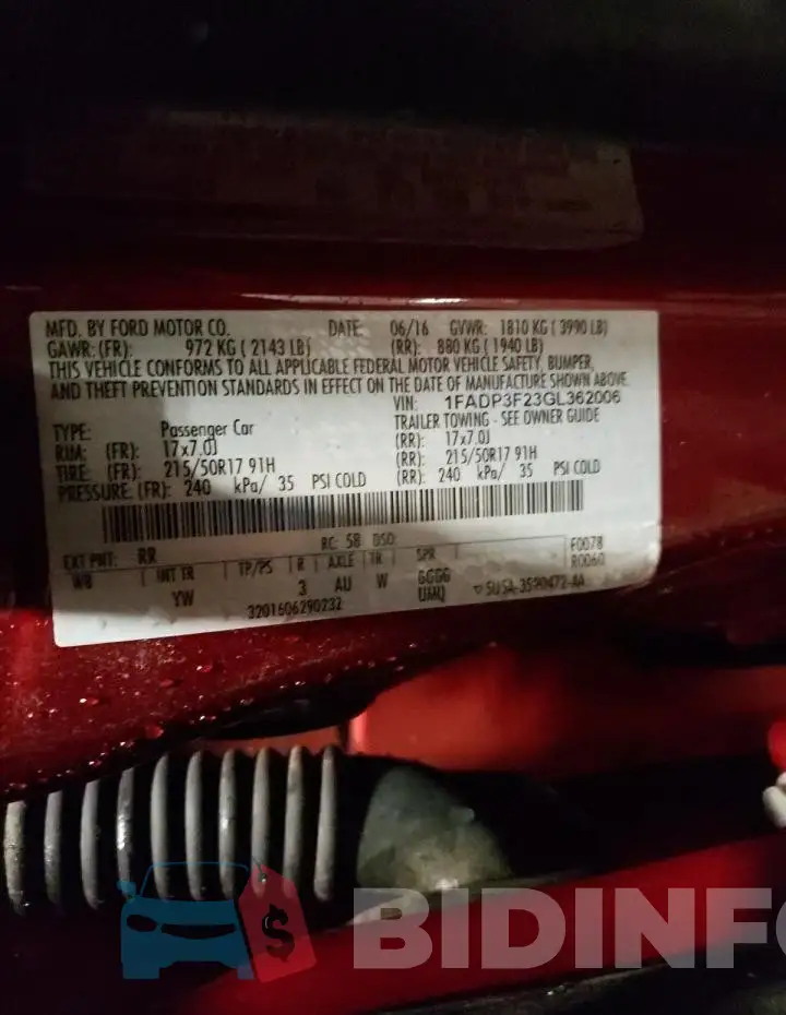 1FADP3F23GL362006 Photo# 12
