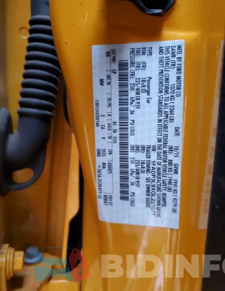 1FADP3L9XGL221077 Photo# 12